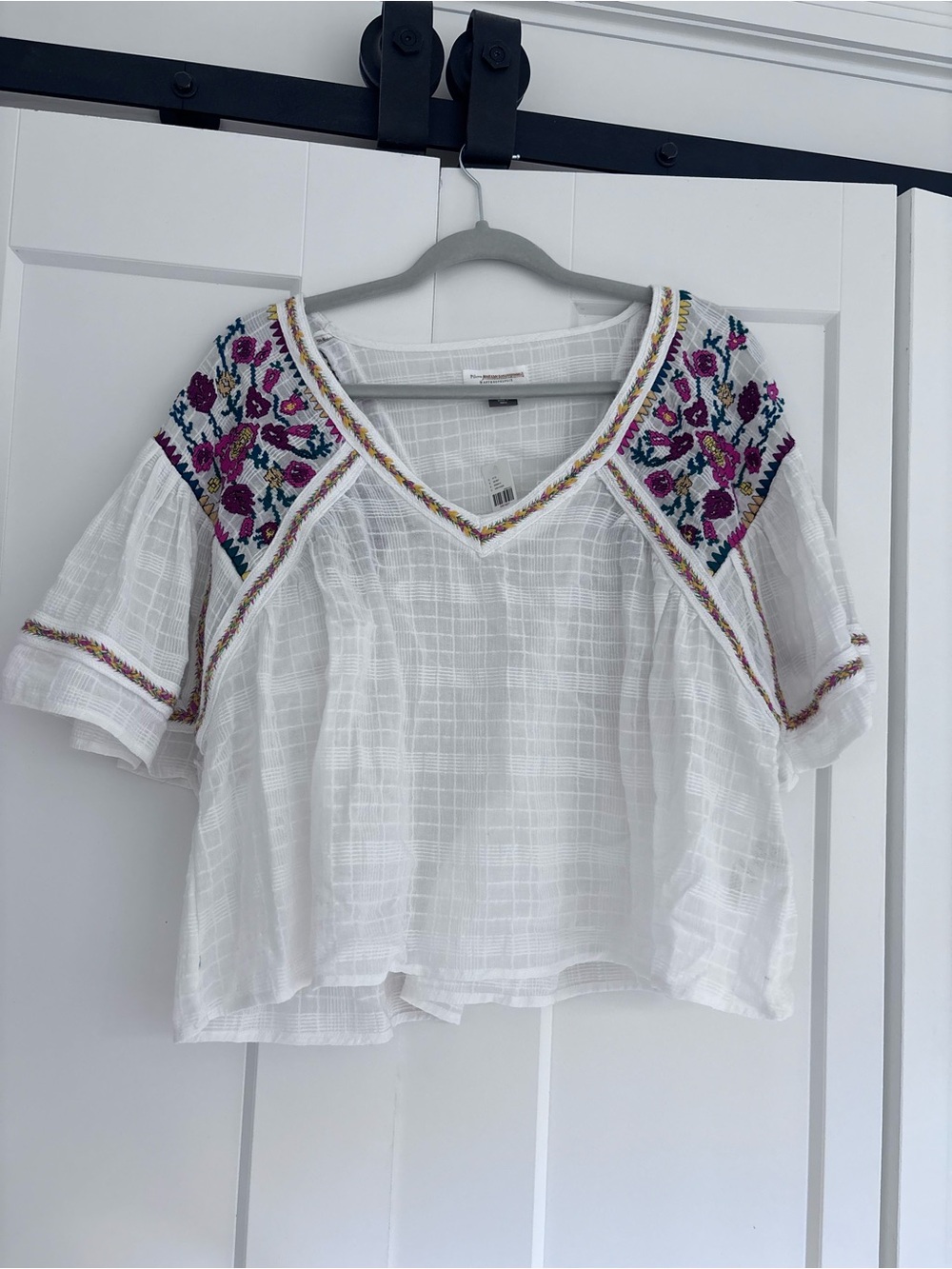 Anthropologie Embroidered Top - NWT